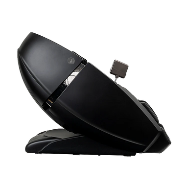 therapeutic dual pro masseuse massage chair black side view