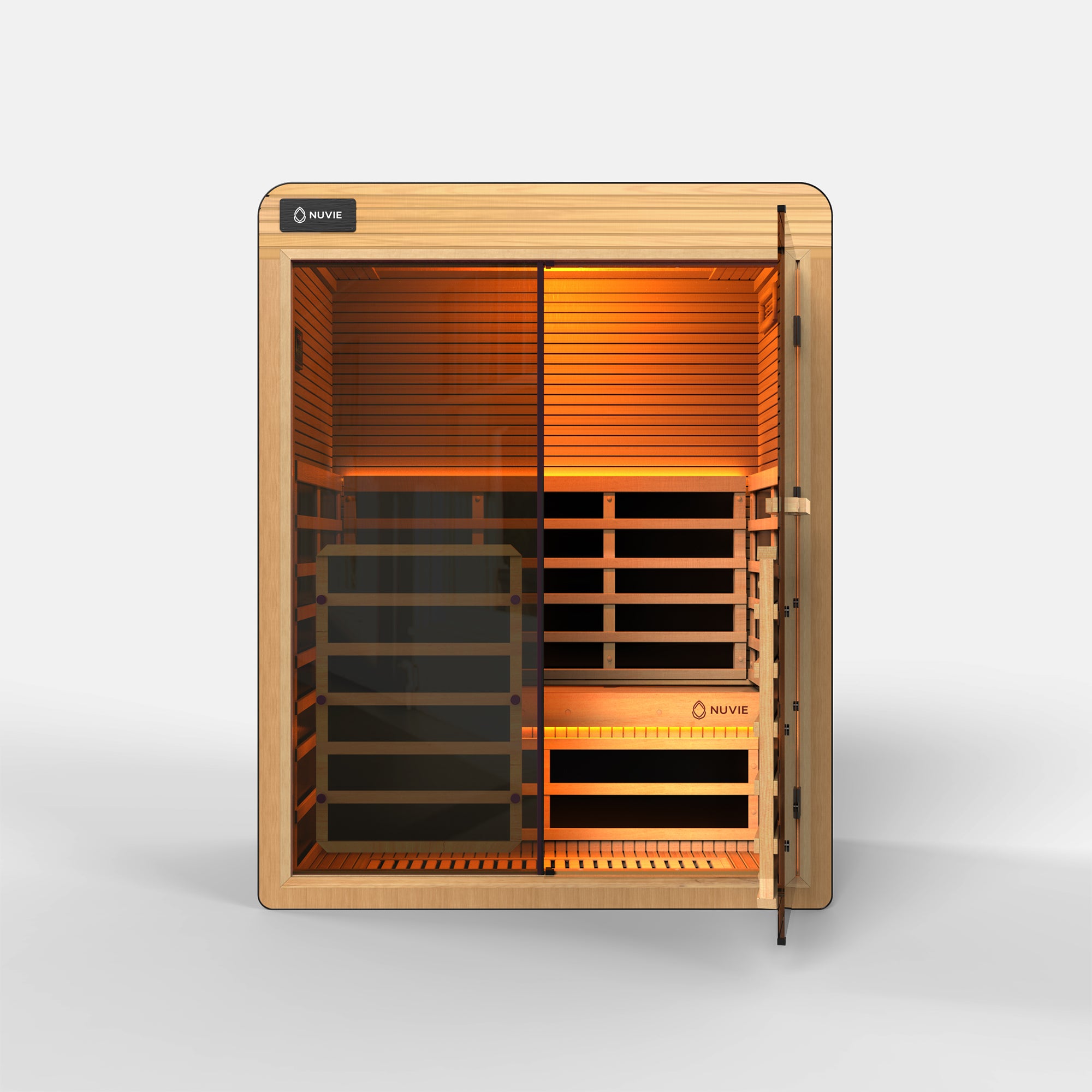 NUVIE Arc 3 Person Indoor Far Infrared Sauna