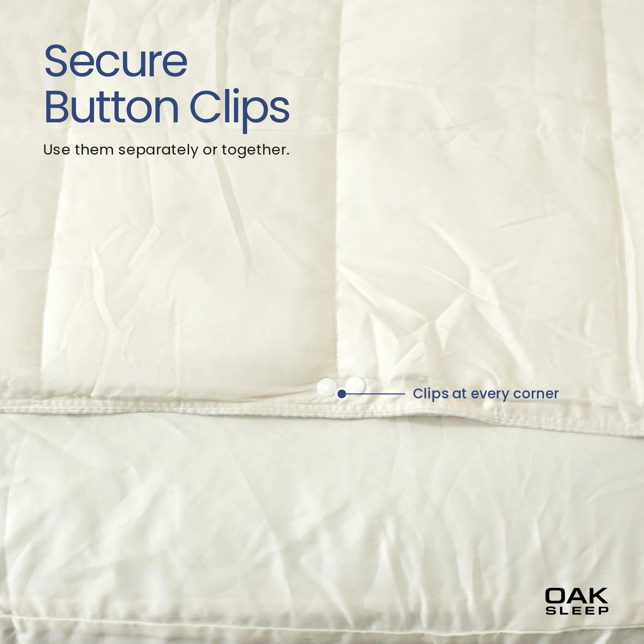 OAK SLEEP Dual-Zone Eucalyptus Quilt 4-in-1 | One side Warm. One side Cool.