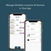 Ionmax Breeze Plus Air Purifier Mobile app manage multiple locations