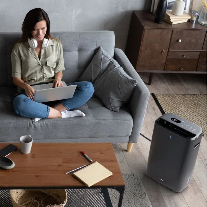 Ionmax Venta Dehumidifier in lounge room