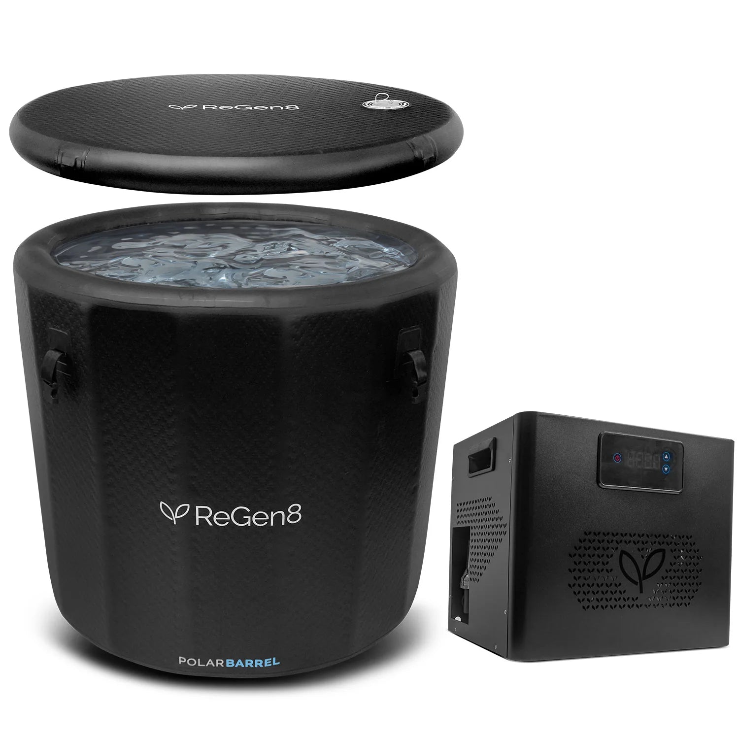 Lifespan Fitness Regen8 340L Ice Bath with 250W 3°C Chiller PolarBarrel T1S