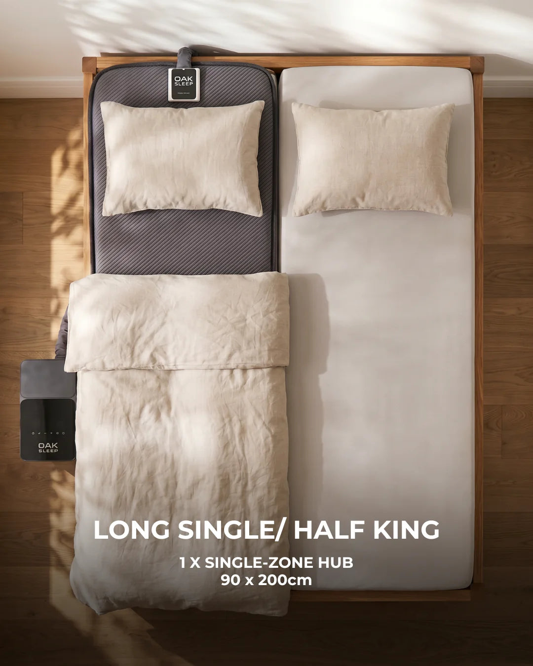 OAK SLEEP HUB 2 Smart Water-Cooled Mattress Pad
