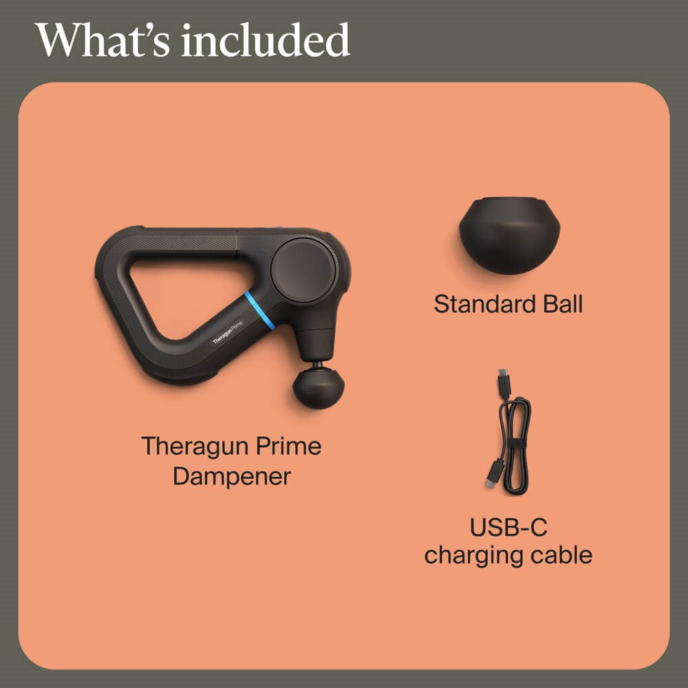 Therabody Theragun Prime Massage Gun inclusions