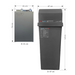 AquaCo water softening filter system with digital gauges and compact design for home water treatment
