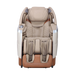Beige and brown Masseuse massage chair with quilted cushioning and multiple massage zones for full body relaxation
