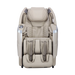 Beige Masseuse massage chair with quilted padding and multiple comfort zones for full body relaxation