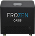 frozen oasis ice bath chiller in black