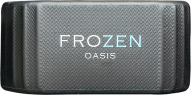 frozen oasis ice bath in black