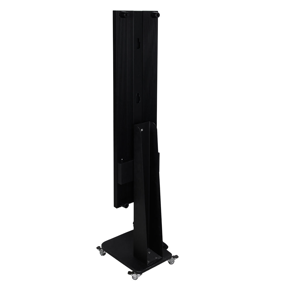 Frozen Oasis black red light therapy panel infrared sauna light with mobile stand and wheels