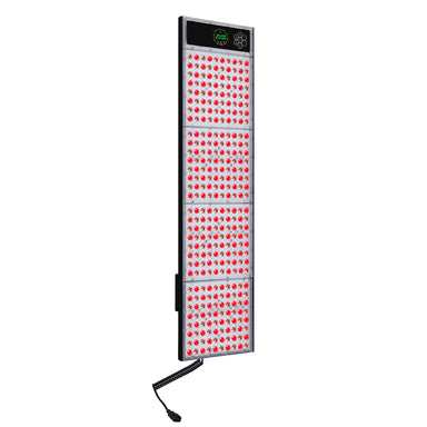 Frozen Oasis red light therapy panel with multiple LED bulbs for infrared sauna light treatment