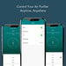 Ionmax air purifier mobile app interface showing settings and air quality controls