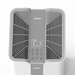 Ionmax white and gray air purifier with digital control panel and multiple function buttons