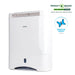 Ionmax white dehumidifier with award winning design and sensitive choice approval
