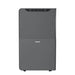 Ionmax gray dehumidifier with compact design and front air vents for efficient moisture control