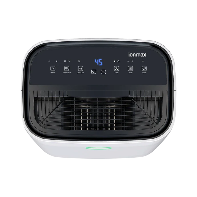 ionmax leone 25l smart compressor dehumidifier control panel