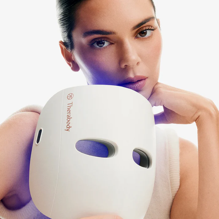 kendall jenner therabody theraface mask glo