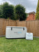frozen oasis large ice bath in white with lid and chiller
