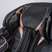 Lifespan Fitness black and rose gold massage chair with padded cushions and ergonomic design