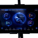 Lifespan Fitness massage chair digital control panel showing air pressure node speed and foot roller speed settings