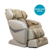 Beige Masseuse massage chair with cushioned armrests and footrest in a brand new model