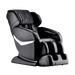 Black Masseuse massage chair with ergonomic design and cushioned armrests for full body relaxation
