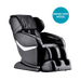 Black leather massage chair by Masseuse Massage Chairs with ergonomic design and advanced comfort features