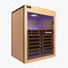 nuvie arc 3 person infrared sauna left view