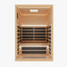 nuvie immerse 2 person far infrared sauna front open