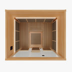 nuvie immerse 4-6 person infrared sauna top view