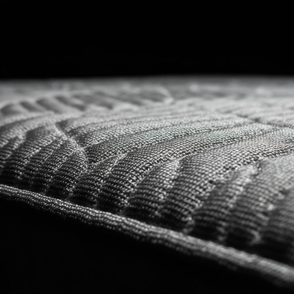 Close-up of Oak Sleep cooled mattress pad showing textured fabric and smart mattress design