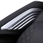 physio plus black masseuse massage chair surround sound speakers