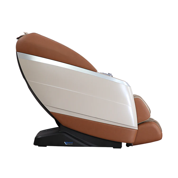 physio plus mocha masseuse massage chair side view