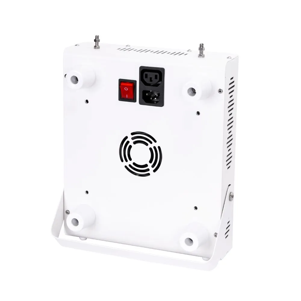 Stryke Recovery red light therapy panel showing back side with power switch and ventilation