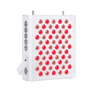 Stryke Recovery red light therapy panel with multiple red LED bulbs in white casing