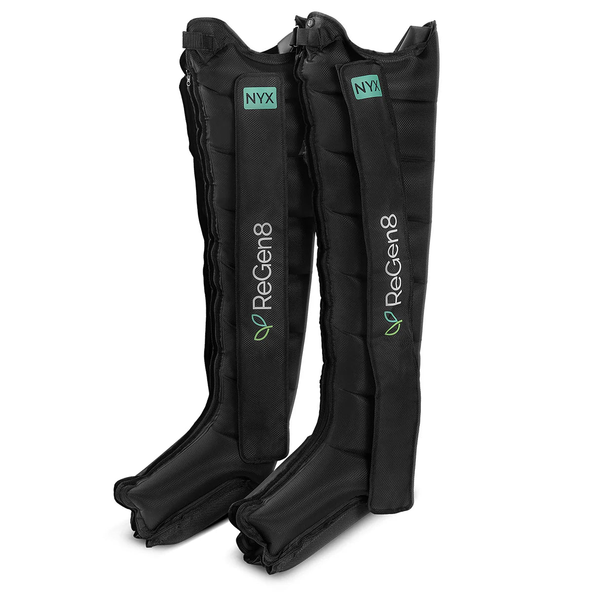 Lifespan Fitness ReGen8 black compression boots for leg recovery and improved circulation