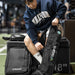 Lifespan Fitness ReGen8 compression boots being worn by a person for recovery and muscle therapy