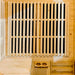 Lifespan Fitness sauna interior wooden slats and heated panels for relaxation and detoxification