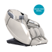 remedial deluxe plus cream masseuse massage chair angle view
