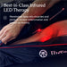 Therabody compression boots with infrared LED therapy penetrating muscles and joints to reduce inflammation