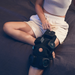 woman using therabody RecoveryTherm Knee wearable