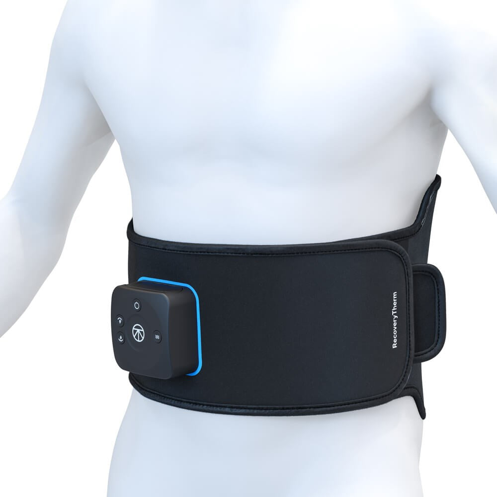 therabody recoverytherm back on a mannequin
