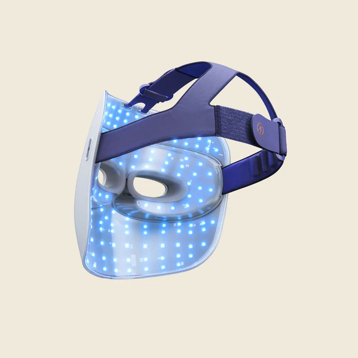 therabody theraface mask glo inside blue light