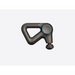 Therabody black massage gun with triangular handle and blue accent ring for muscle relief