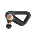 Therabody massage gun in black with rose gold accents and ergonomic handle for deep muscle treatment 