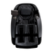 therapeutic dual pro masseuse massage chair black front view