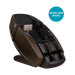 therapeutic dual pro masseuse massage chair chocolate angle view