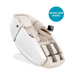 therapeutic dual pro masseuse massage chair white angle view
