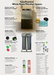 Detailed infographic of a Two stage Premium Whole House Filtration System with various features and specifications.