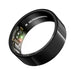 Ultrahuman black smart ring showcasing internal electronics and sleek design
